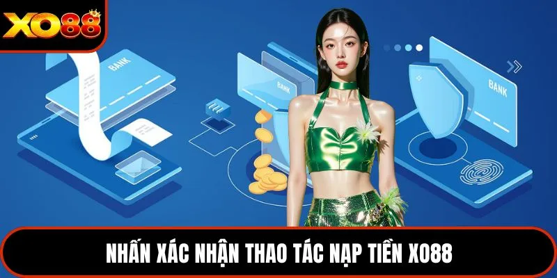 Nhấn xác nhận thao tác nạp tiền XO88