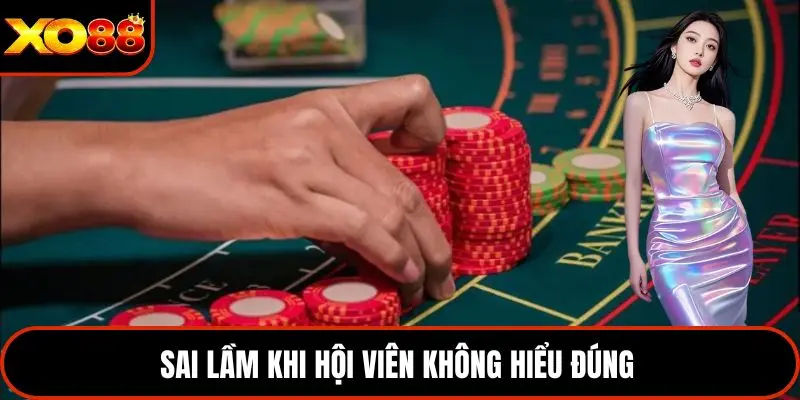 Sai lầm khi hội viên không hiểu đúng  