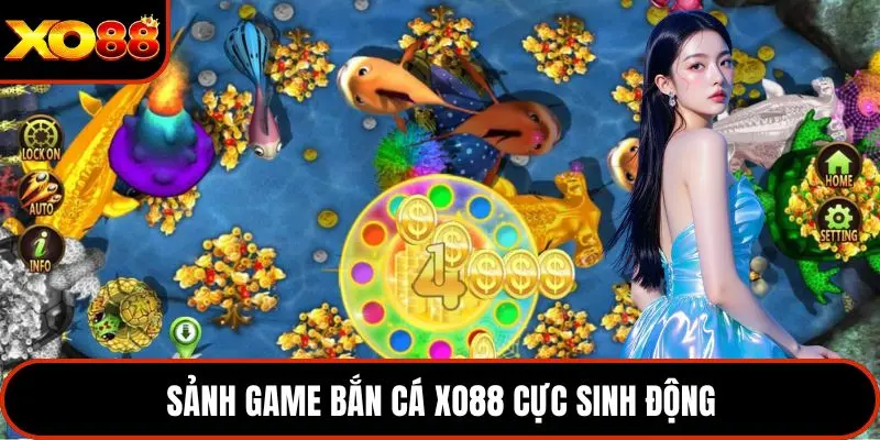 Sảnh game bắn cá XO88 cực sinh động